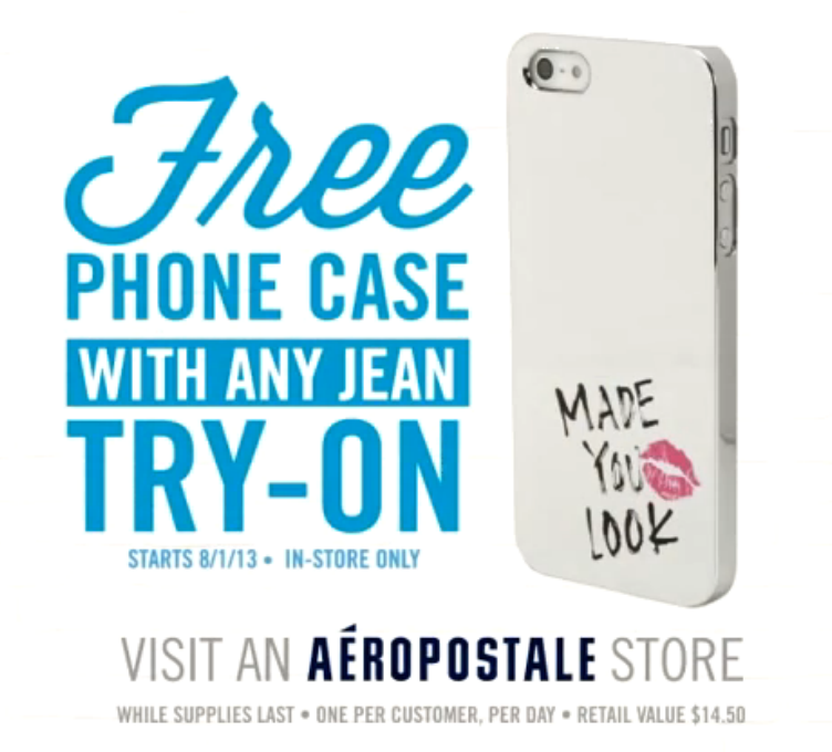 aeropstale free phone case