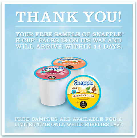 snapple k cups