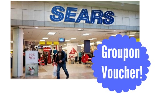 sears groupon voucher