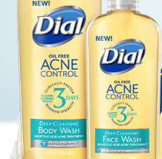 Dial Acne Control Face Wash and Body Wash