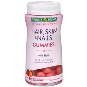 Nature's Bounty Optimal Solutions Hair, Skin & Nails Gummies