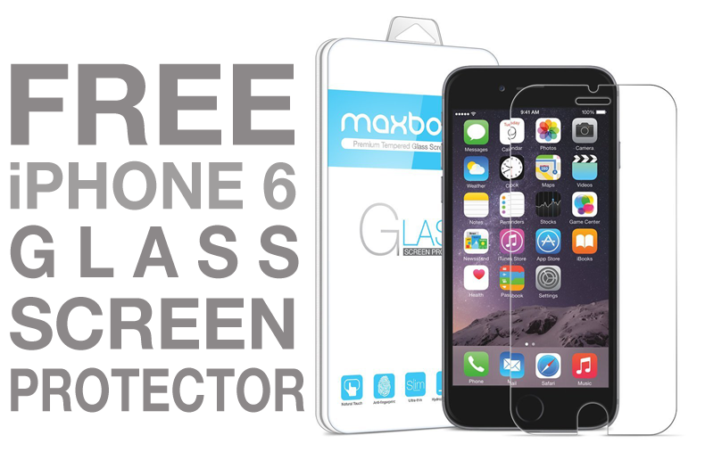 free iphone 6 glass screen protector