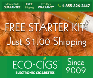 free starter kit eco cigs