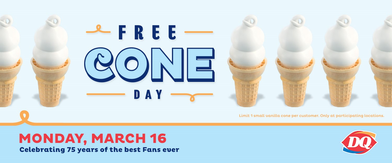 free cone day