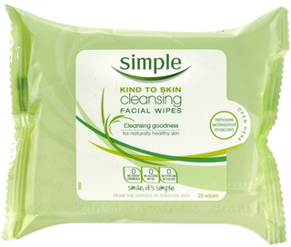 simple cleansing facial wipes