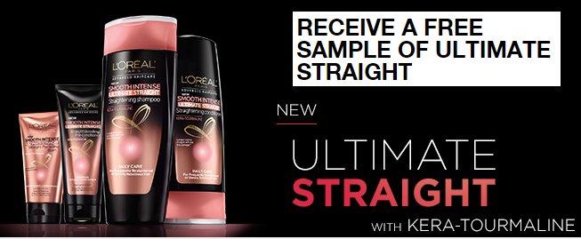 free sample of loreal ultimate straight