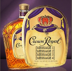 crown royal custom label