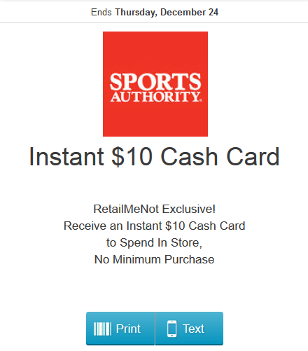 sports authority free 10