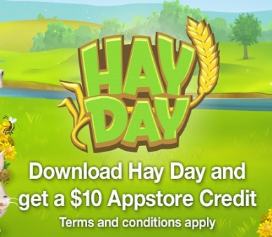 hayday free credit