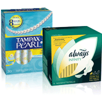 tampax pearl always infinity