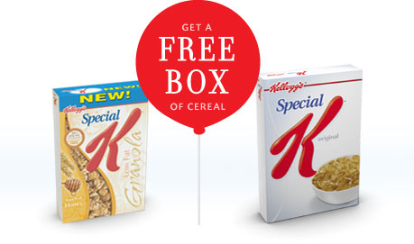 free box of cereal