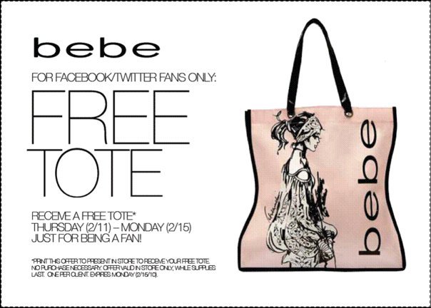 bebe tote bag