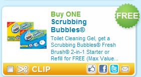 Scrubbing Bubbles Coupon