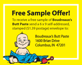 free butt paste