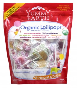 Yummy Earth Organic Lollipops