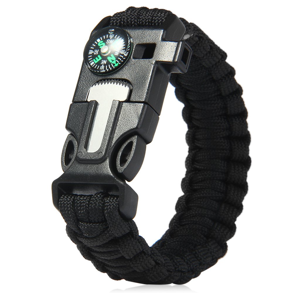 $1.49 5 in 1 Outdoor Survival Gear Escape Paracord Bracelet