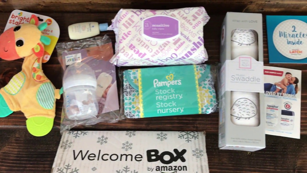 amazon free baby registry welcome box