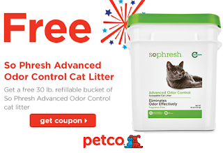 free cat litter petco
